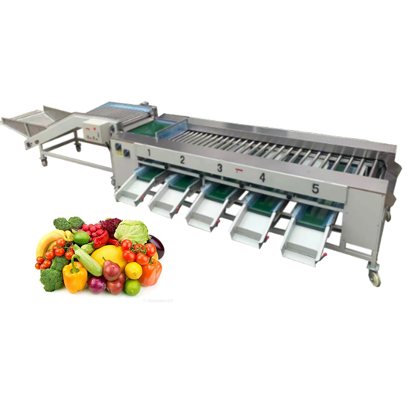 Industrial Pistachio Maize Olive Rolling Sorting Machine For Tomato Fruit Sorting Grading Machine