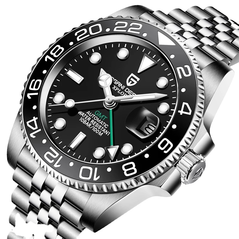 Pagani Design Montres Hommes Poignetpointer Men's Business Wrist Waterproof Luxury Automatic Mens Watches Quartz Gmt Watch 