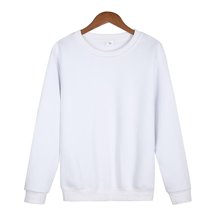 2022 New Round Neck Pullover Sweater Solid Color Long Sleeve Coat Men's Sweater 