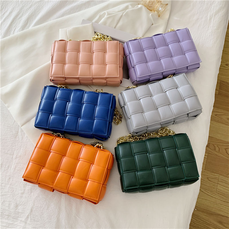 Wholesale Famous Designer Ladies Handbag Crossbody Bag High Quality Fashion Leather Lightweight Chain Women Shoulder Bv Bag 