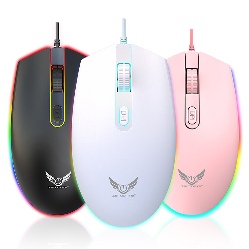 Pc Computer Accessories Wired Office Usb Optical Mouse 