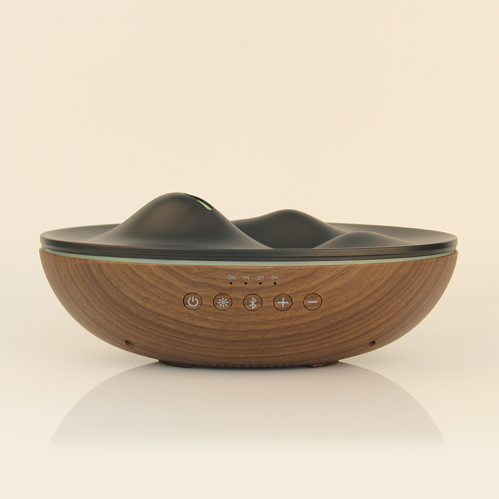 2022 New Product Ideas With Mp3 Player 7led Intelligent Aroma Diffuser 300ml Smart Humidifier 