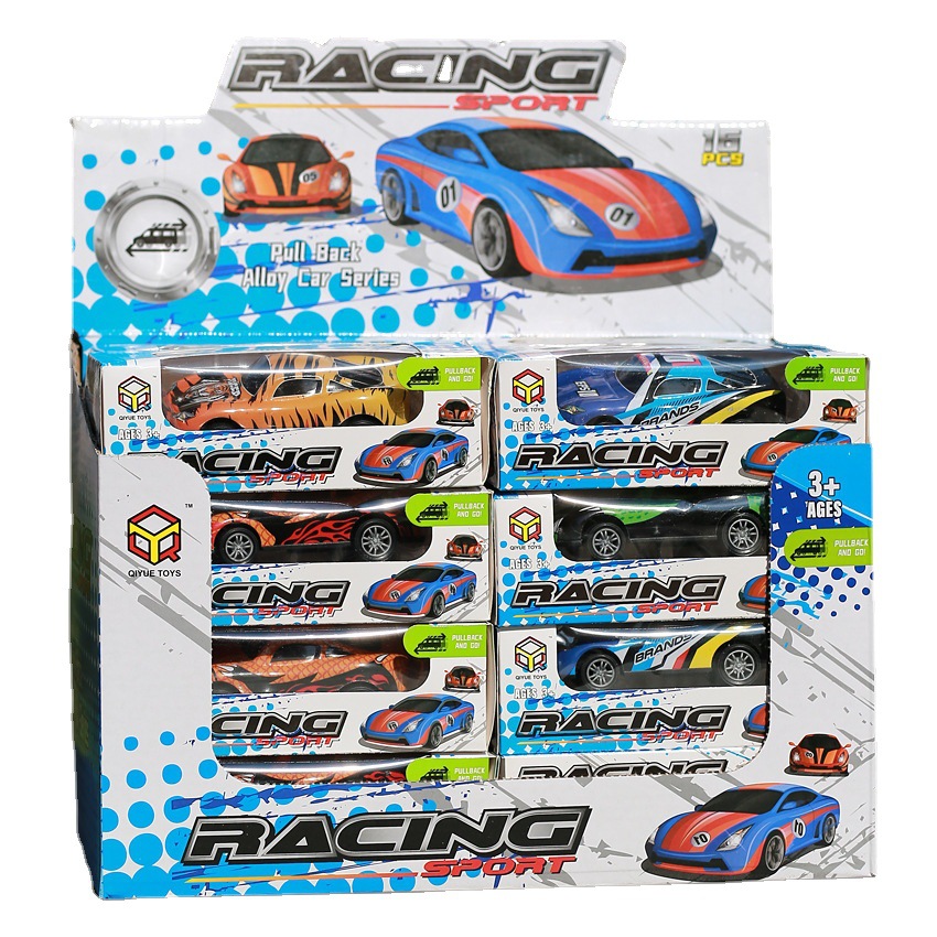 Children's Alloy Car Pull Back Diecast Kids Metal Action Model Cars Hot Educational Toy For Boy Gifts 