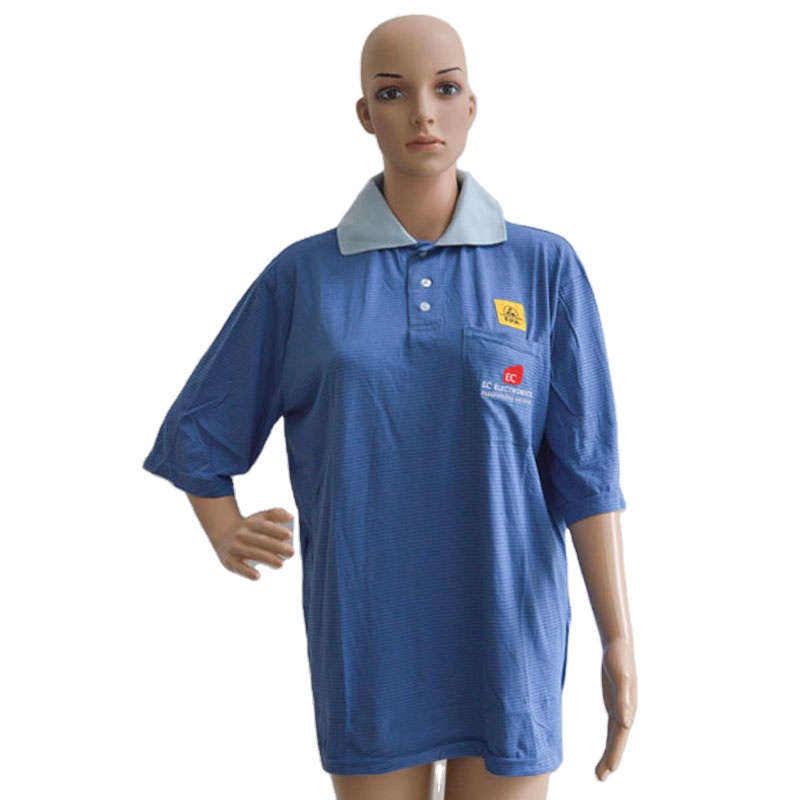 Men Esd T Shirt Anti Static Clothing Anti-static Polo Tshirt Esd Garment 