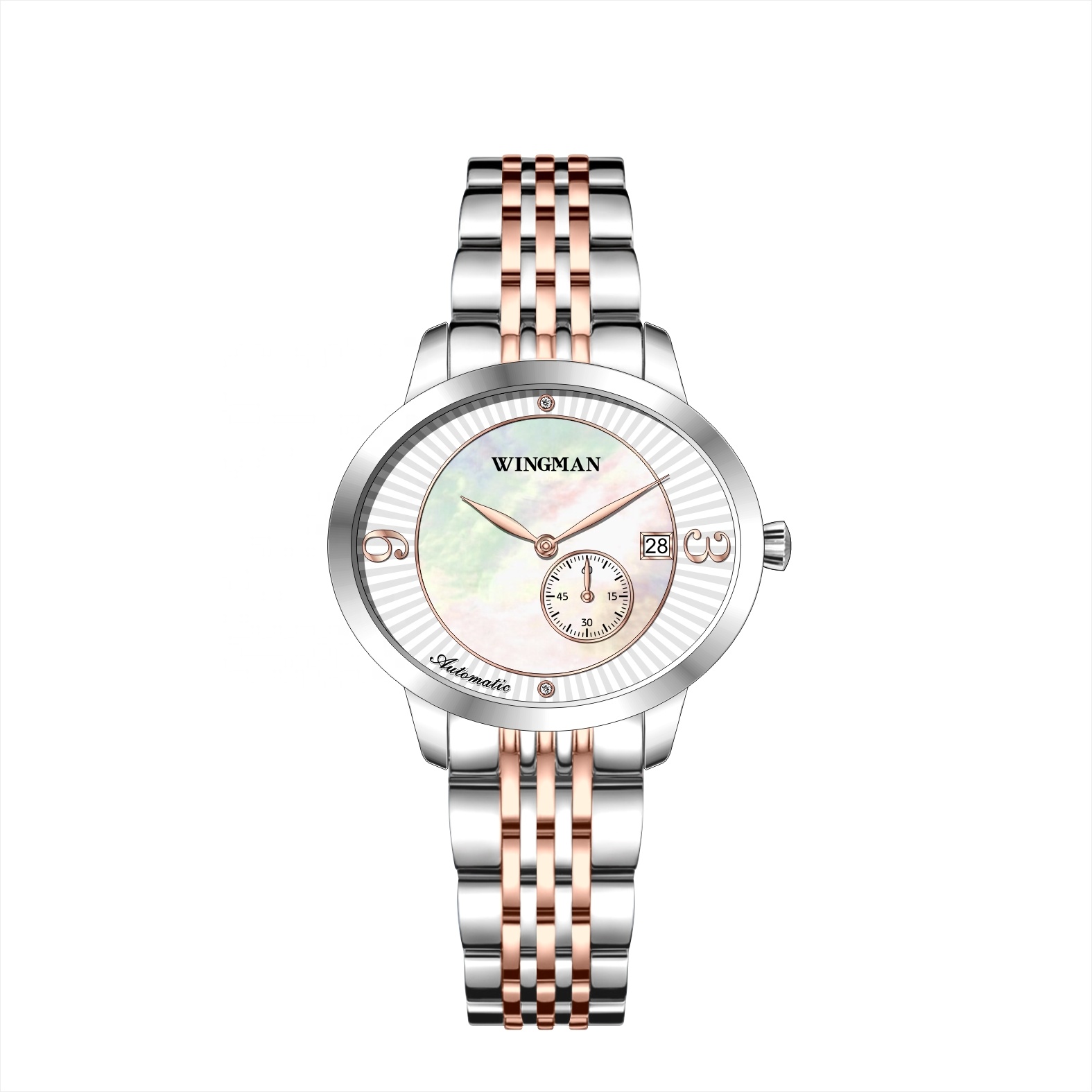 Hot Style Well-designed Japan Made Miyota 8218 Automatic Mechanical Solid Stainless Steel 316l Ladies Luxury Watch For Women's 