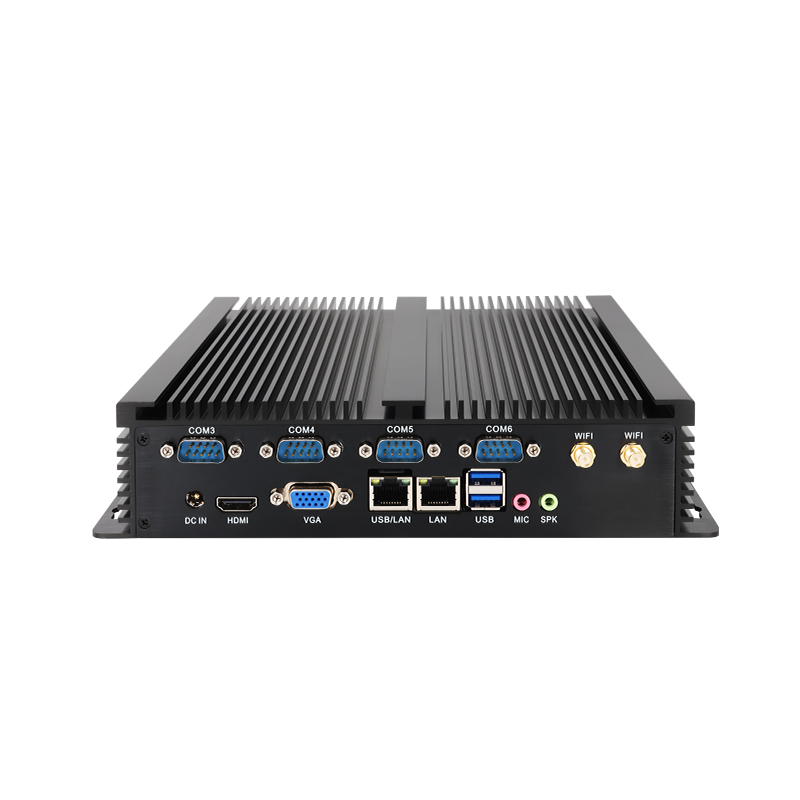 Mini Industrial Pc Intel Core I3 I5 I7 Celeron Hd Vga Dual Display 6*Com 4G Module Win10 Desktop Mini Computer