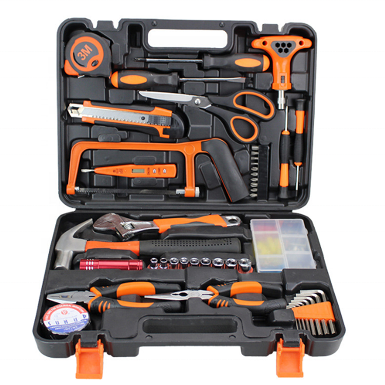 45pcs Hand Tool Kit Set For Household Hardware Repair With Hard Box Sr407-45 