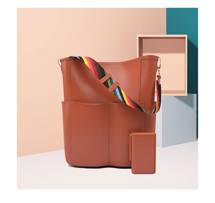 Factory Customized Logo Made Woman's Bag Genuine Leather Handbag For Lady 