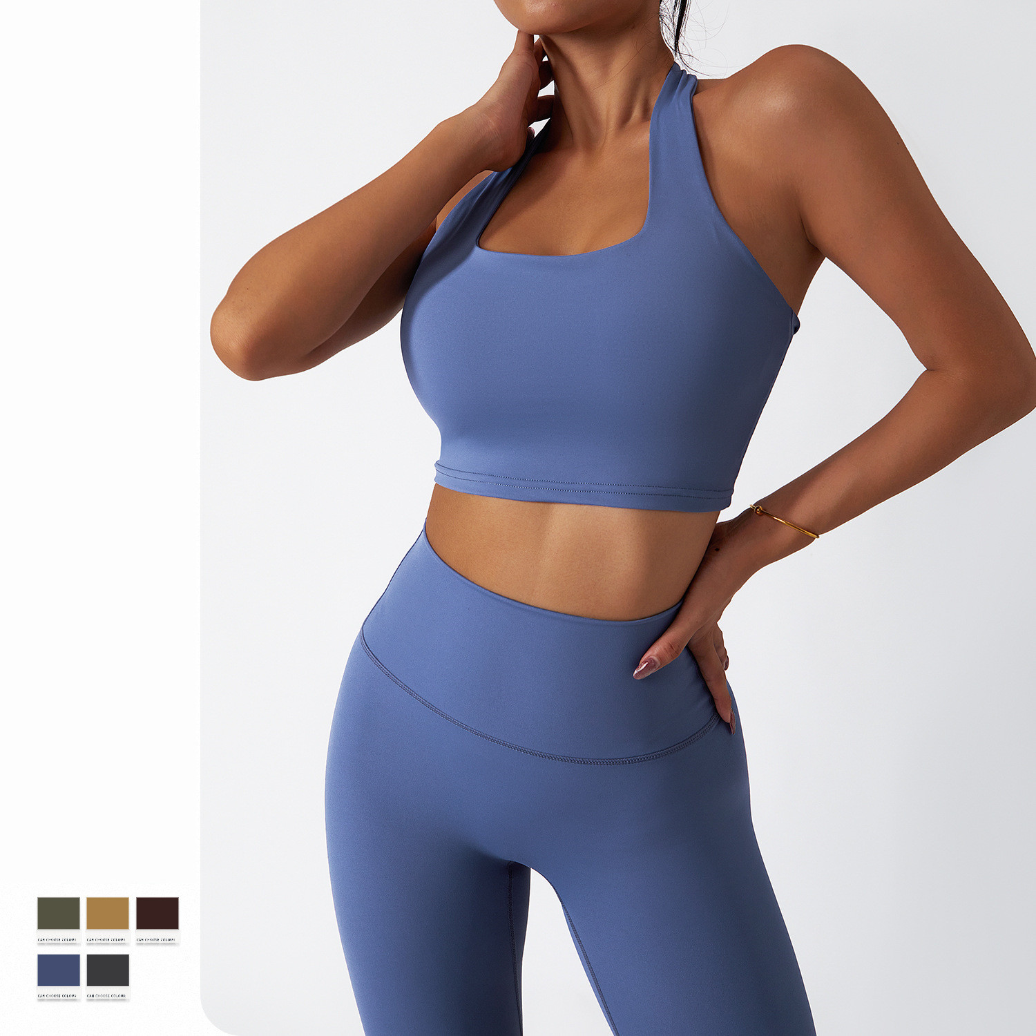 3 Pcs Set Women's Yoga Suit Fitness Clothing Sportswear For Female Workout Sports Clothes Athletic Running Yoga Suit 
