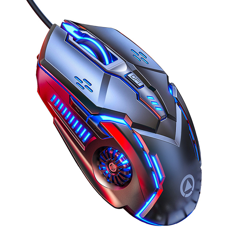 2022 Newest Oem Factory Wholesale G5 Wired Light Mouse 3200dpi Game Esports 6d Mechanical Mute Computer Accessories 