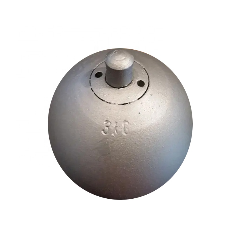 World Athletics Standard Track And Field Sport Products Turned Iron Hammer Throw Equipment 3kg 4kg 5kg 6kg 7.26kg 8kg Per Set 