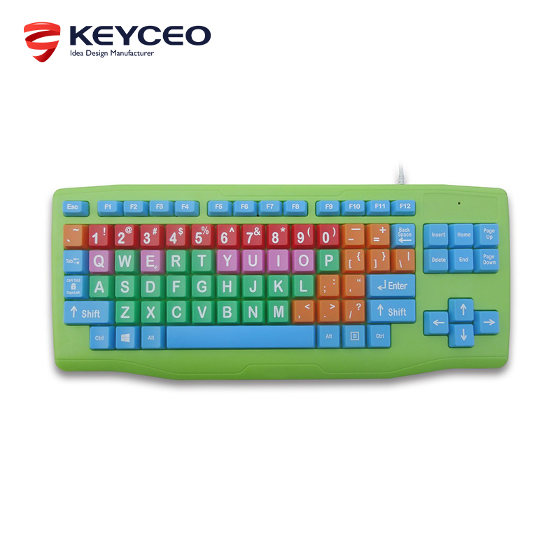2021 Mini Kid Keyboard Ergonomic Color 88 Soft Keys Children's Keyboard Large Keyboard Computer Accessories 
