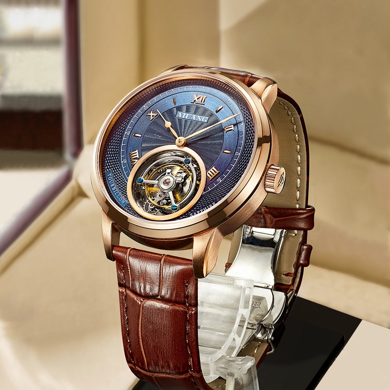 Yd Ailang 8821-a True Tourbillon Men's Mechanical Watch Business Men's Waterproof Watch New 