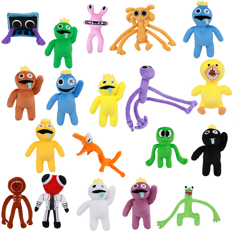 30cm Rainbow Friends Plush Toy Cartoon Game Character Doll Kawaii Blue Monster Soft Stuffed Animal Toys For Kids Fans 