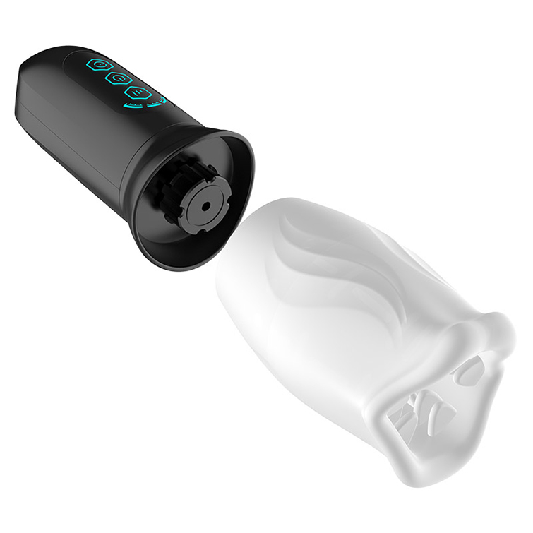 3-speed Regulation And 4-frequency Rotation Male Masturbator Cup Sex Toy For Men 