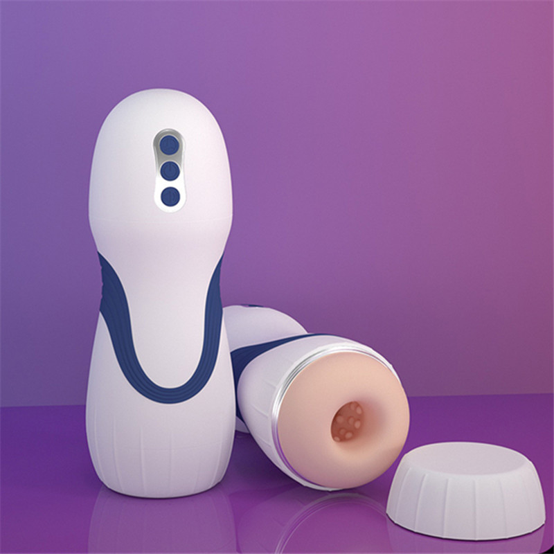 Masturbator For Man Vibration Exercise Adult Sex Products Wholesale Electric Oral Sex / Vaginal Male Masturbator 