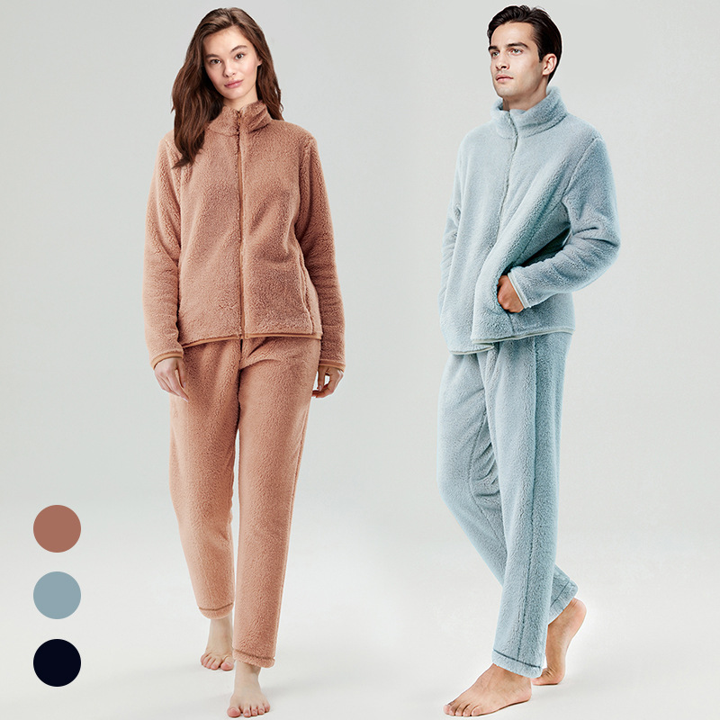 Amazon Supplier Women Plus Size Custom Long Trouser Unisex High Quality 2 Piece Set Pajama Sleepwear 