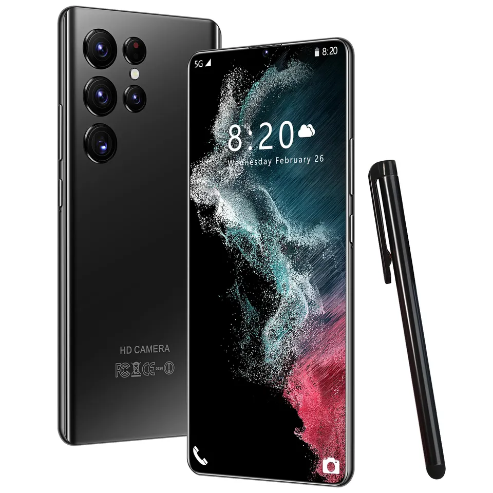 Original Mobile Phone S23 Ultra 6.8 Inch 16gb+1tb Face Id Unlocked Cellphones Mobile Phone 5g Smartphones 