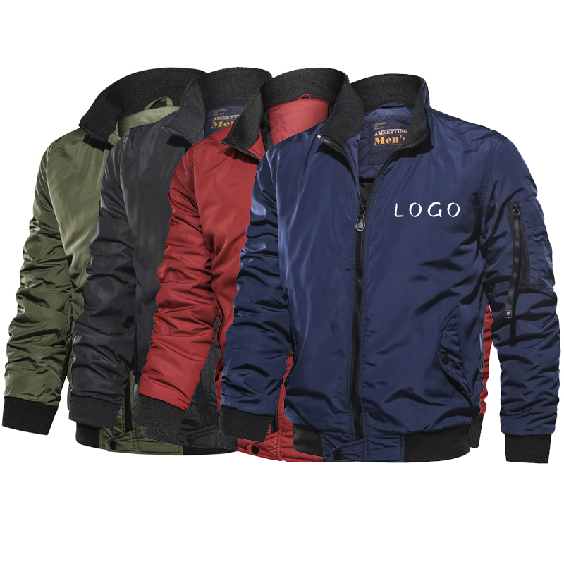 Running Training Biker Baseball Long Sleeve Cold Winter Casual Custom Fashionable Coats Plus Size Men's Jackets 