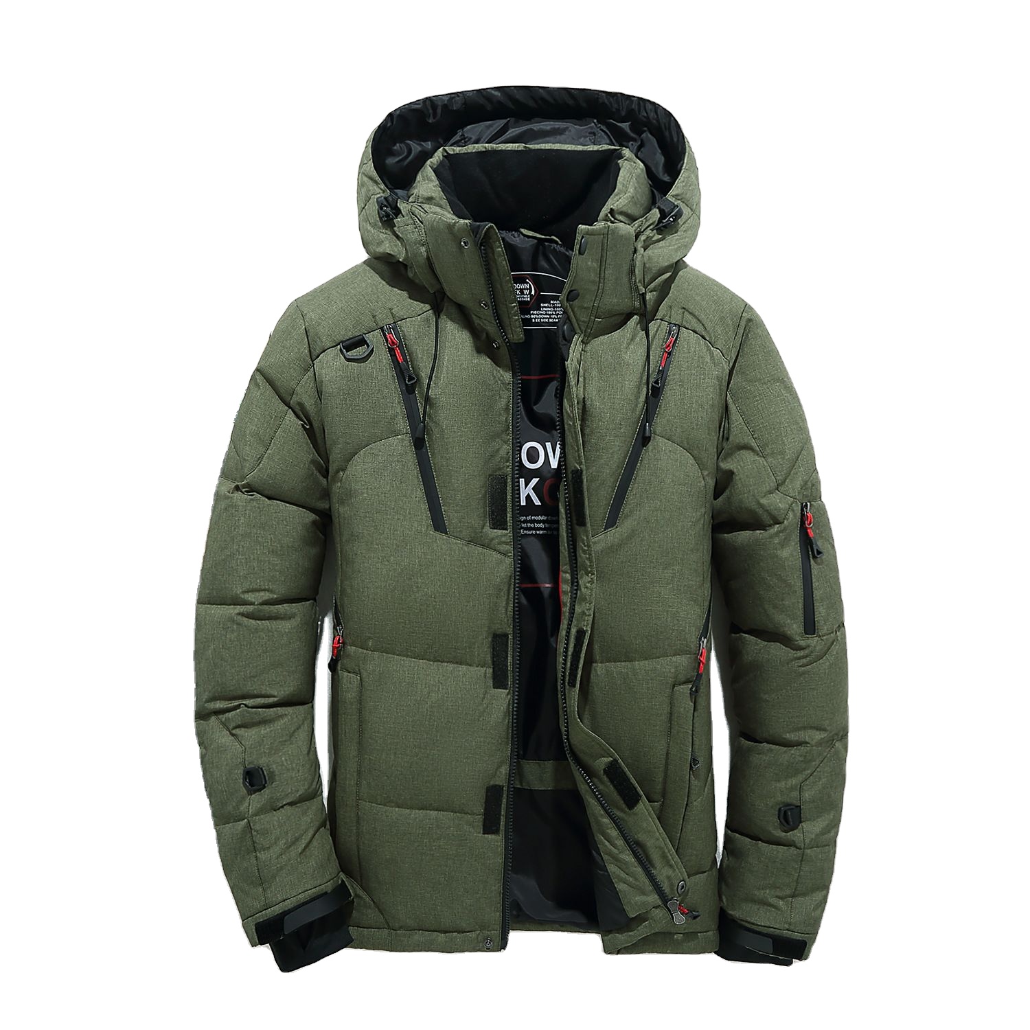 Winter Down Jacket Men's Short Sports Outdoor Windproof Plus Down And Thick Youth Cold Jacket 