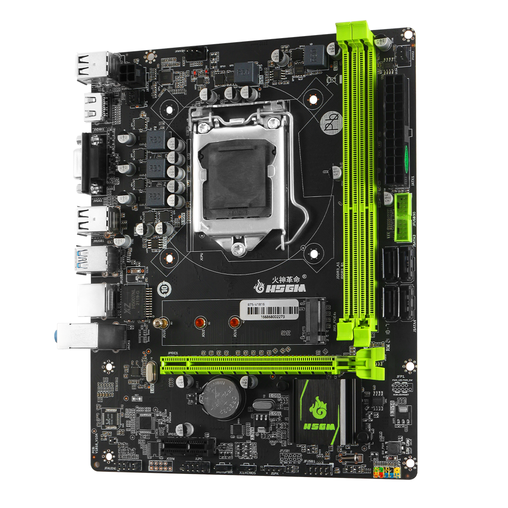 Hsgm Motherboard Computer In-tel H61-v1816 Chipset Desktop Motherboard Support Dual Channel Ddr3 