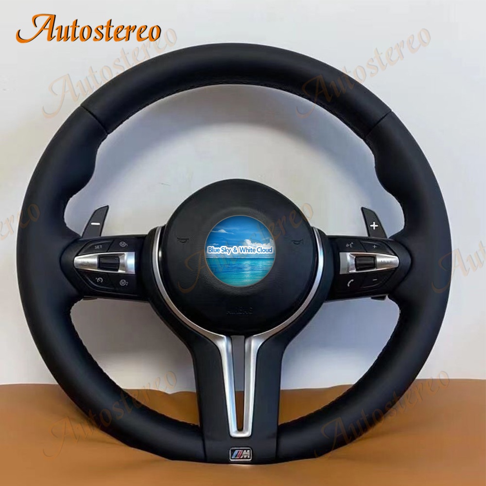 Car Steering Wheel Assembly For Bmw 328m M3 1/2/3/4 Series X1/x3/x4/x5/x6 M2/m3/m4 Leather Retrofit Interior Auto Electronics 