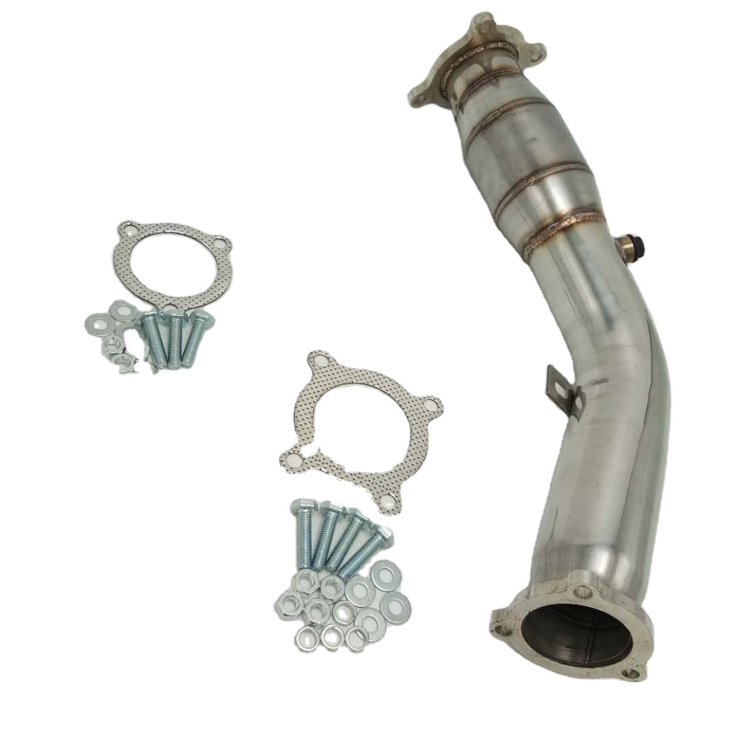 200cell Catted 3"exhaust Turbo Downpipe For 09-11 Audi A4 B8/ A4 Quattro 10-11 Audi A5 