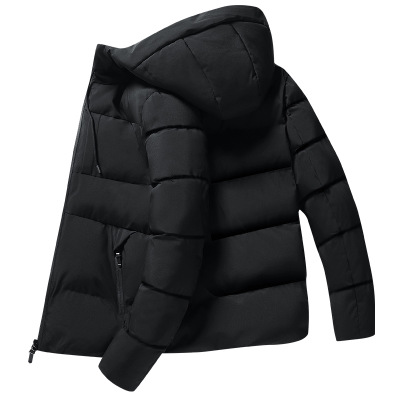Men Winter Jacket Coat Hooded Warm Windproof Parkas Mens Thick Parka Casual Outwear 