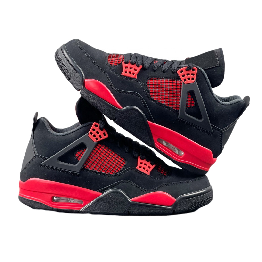 J4 Custom Top Quality Retro 4 Red Thunder Mens Womens Basketball Shoes Sport Shoes 