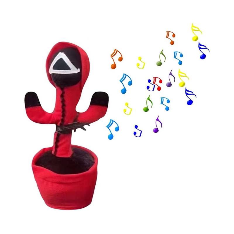 Funny Early Childhood Education Toys Cactus Plush Interactive Toys Electronic Shake Dancing Cactus 