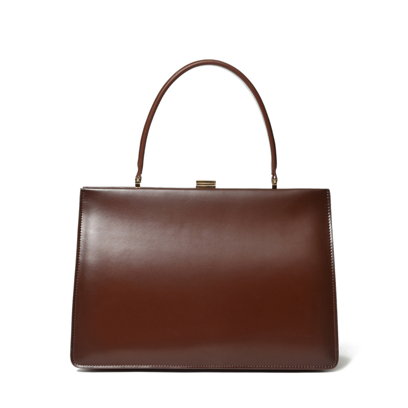 2022 New Style Retro Leather Handbag Big Bag Fashion Solid Color Large Bags Women Handbags Ladies Brand 