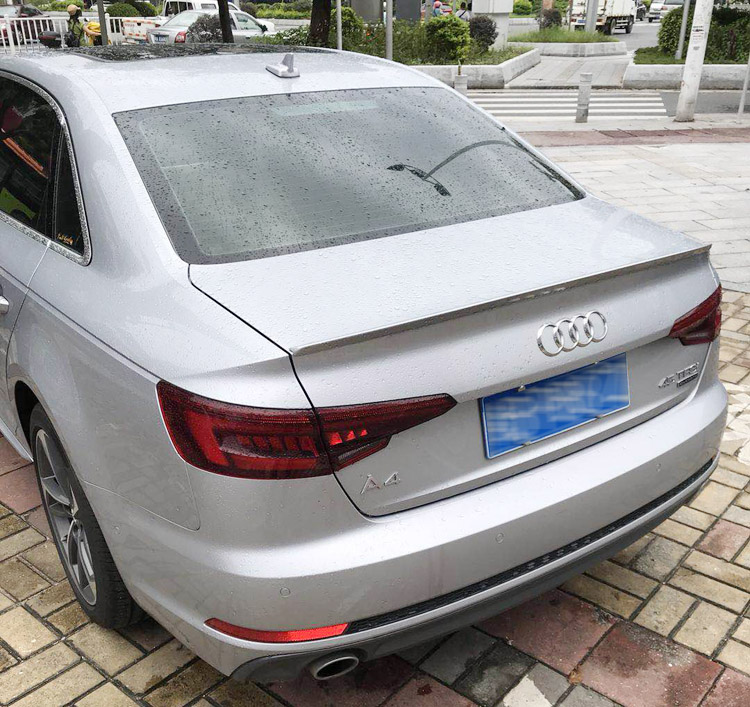 For A4 B8 Spoiler A3/a5/a6/a7/a8 Real/lip Roof Spoiler Bodykit 