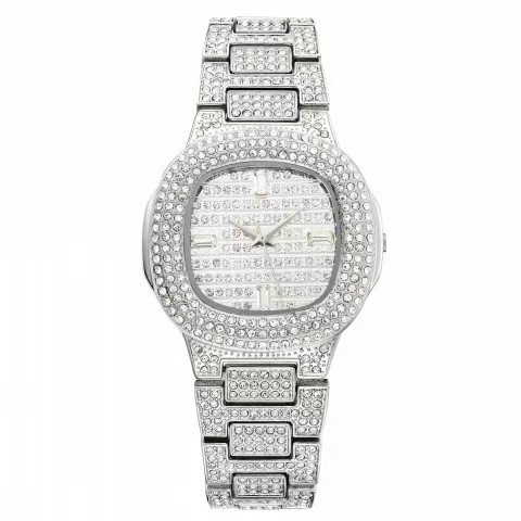 Dropship Hot Selling Very Popular Fashion Design Simple Diamond Waterproof Quartz Lady Watch Female Watch
