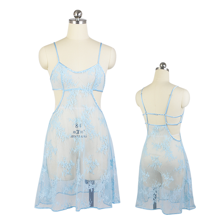 Night Dresses For Woman Night Wear Women Sexy Lingerie Dress Backless Women's Sleepwear 