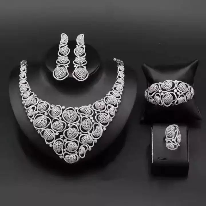 Woman Set Gold Plated,Luxury Wedding Flower Indian Golden Necklace Set Bridal Ethiopian Costume Jewelry Gift/ 