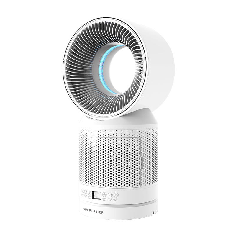 Air Purifier Home H13 Hepa Filter Pm2.5 Smart Touch Large Bladeless Fan Air Purifier With Remote Controller 