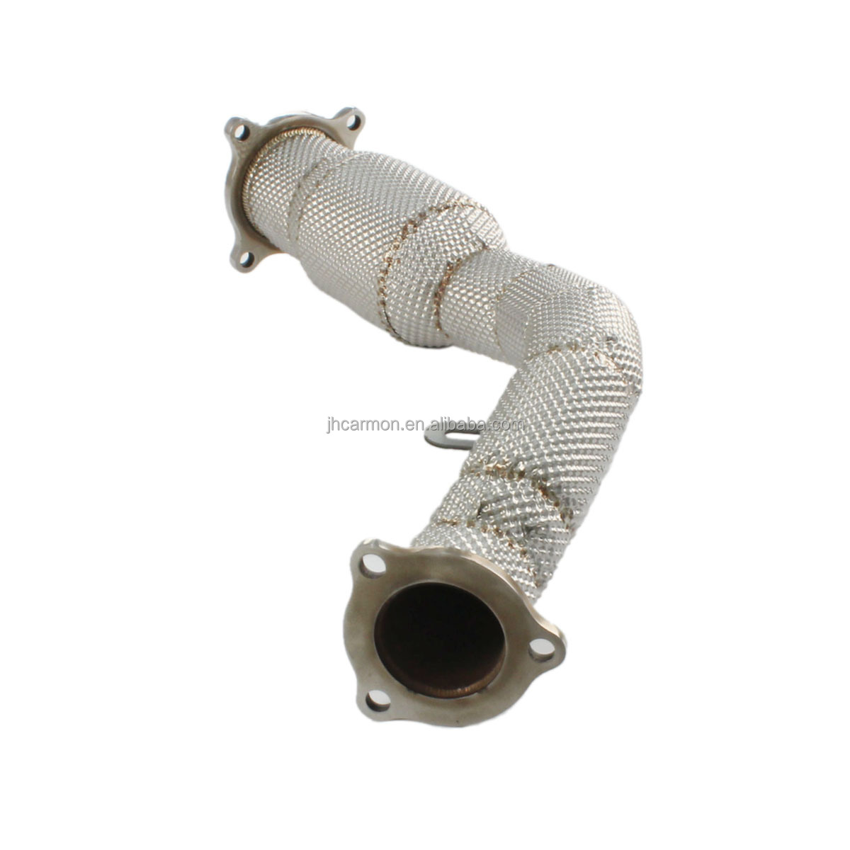Auto Sus 304 Exhaust Frontpipe With Heat Shield Surface High Flow Cat Downpipe For Audi A4/a5 2.0t B8/b8.5 2009-2015 