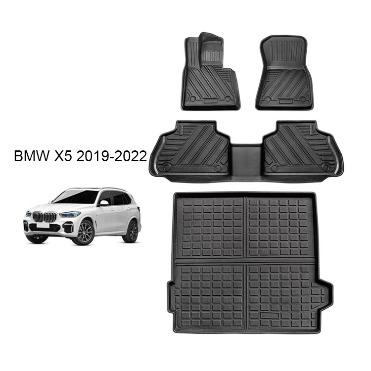 Alti Slip Tpe Rubber Car Floor Mats For Bmw X5 2019-2022 All Weather Pad Foot Carpet 