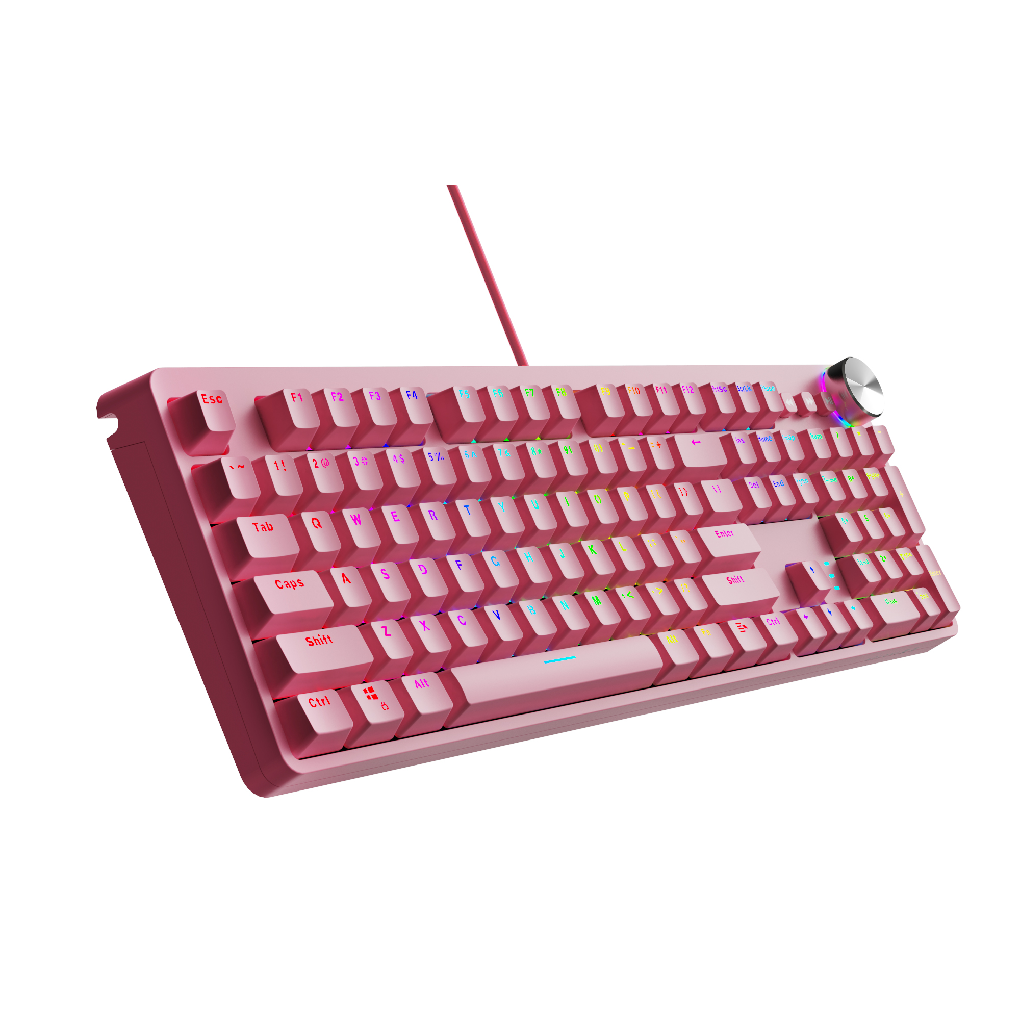 Molong Keyboards 104 Keys Mechanical Keyboard Rgb Computer Accessories For Gaming Ergonomic Keyboard 