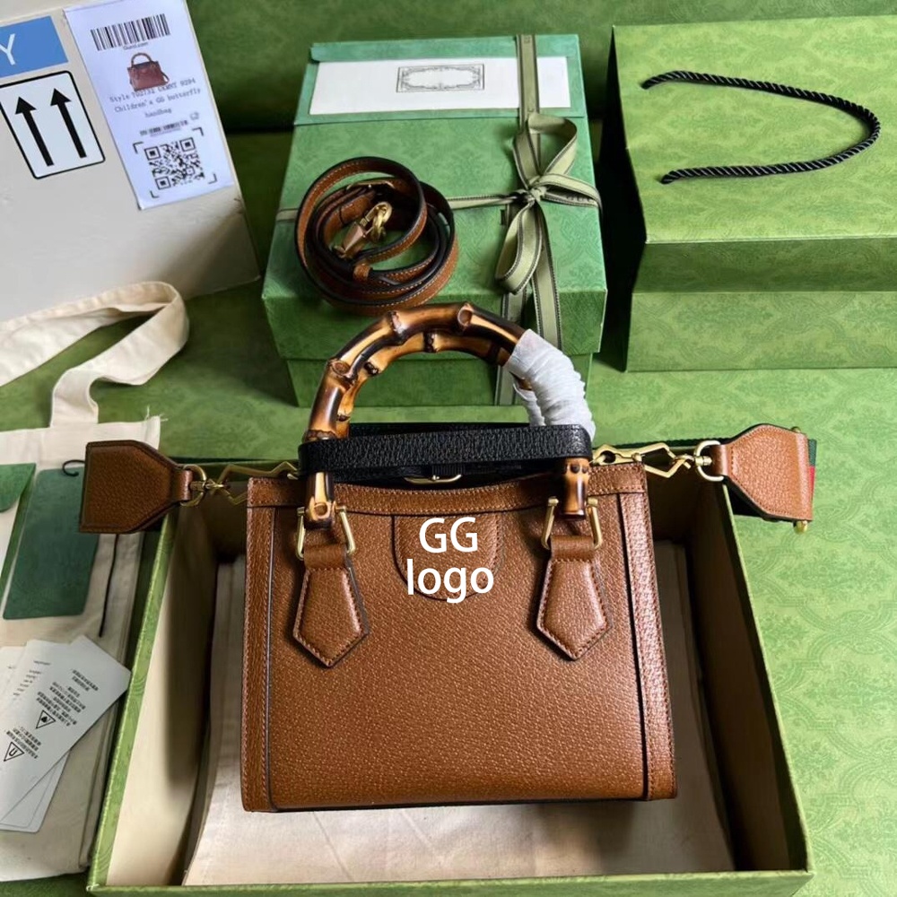 Diana Bamboo Drop Shipping Quality Gg Tote Hand Bags 2022 Girls Design Handbag Ladies Tote Purses For Young Lady 