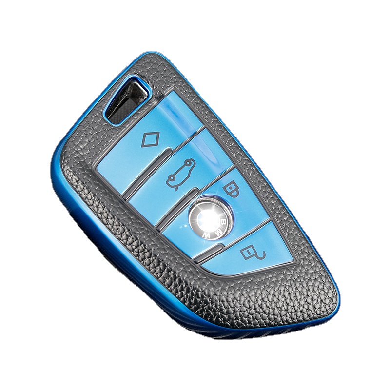 1 Best Selling Car Accessories Soft Tpu Button Car Key Cover Case Cover For Bmw 5 3 Series 20 X1 X3 X4 Car Key Case Good Quality 