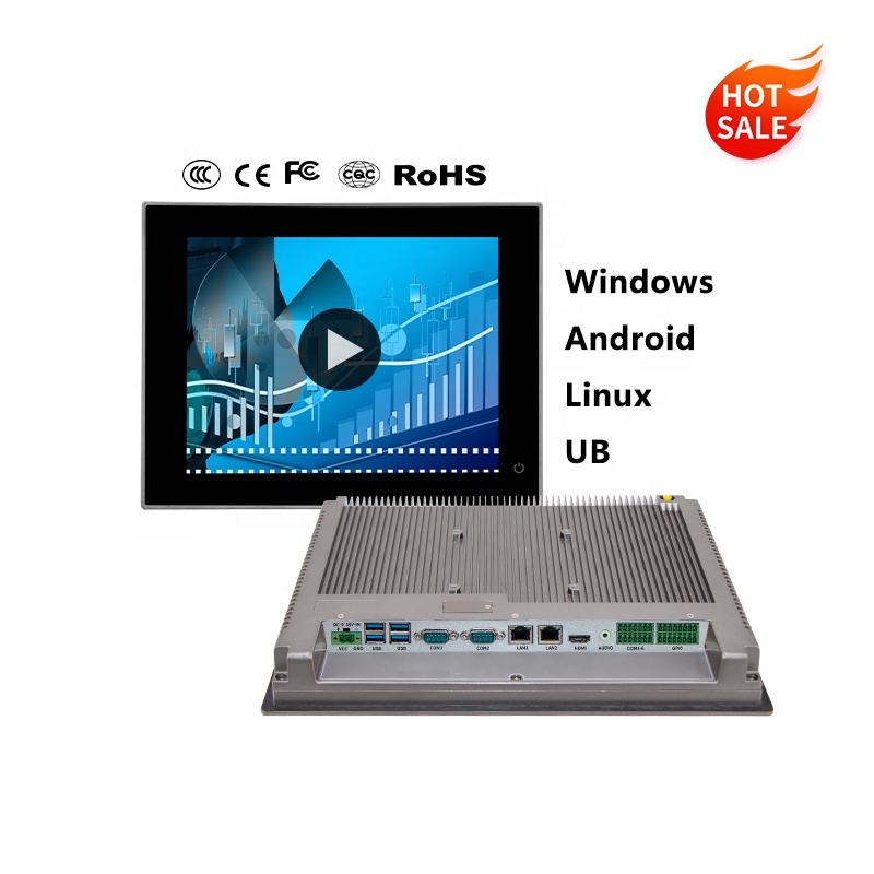 Rugged Embedded Fanless Android Tablet Pc Industrial Display Computer Accessories Touch Screen Mini Panel Pc With Rk3399 4g 32g 