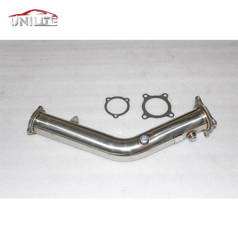 Ss304 Pipe For 09-12 A Udi A4/a5/q5 Quattro 2.0t B8 Stainless 3" Turbo Exhaust Downpipe Kit 