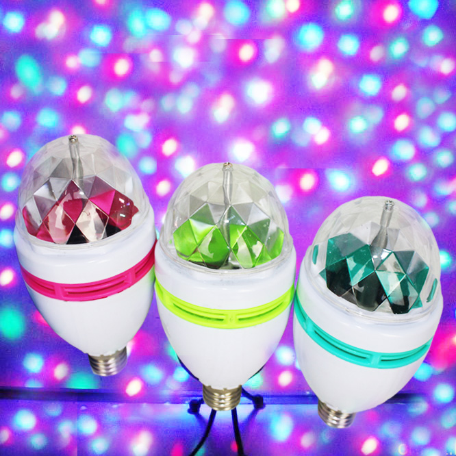 3w Rotating Led Stage Effect Lighting For Home Party Decoration 