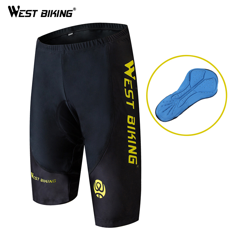 West Biking Bicycle Shorts Breathable Quick Dry 3d Gel Padded Outdoor Sports Riding Underwear Lycra Fabric Jersey Cycling Shorts 