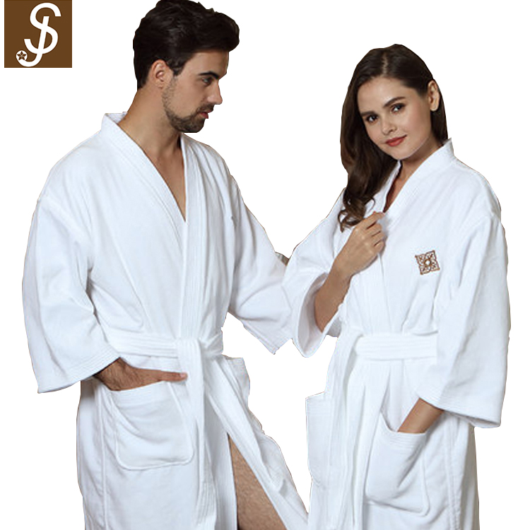 S&amp;j Men Hotel Bathrobe Sleepwear Women's White Cotton Bath Robes Hotel Luxury Waffle Bathrobe For Men 