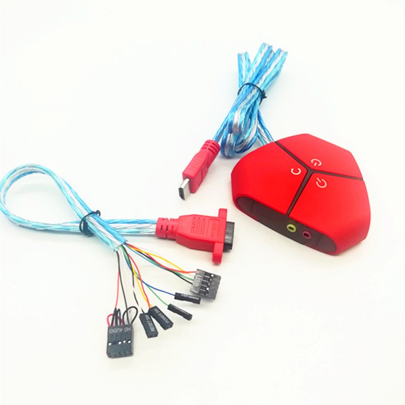 Replacement Power Supply On/off Button Switch For Pc Switch Reset Computer Accessory 