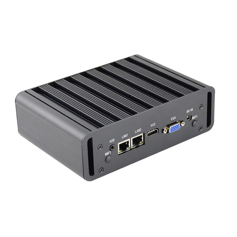Core I3 Fanless Mini Pc Industrial Dual Lan Two Rs232 Com Ports Tiny Computer Win10 Win11 Linux Centos Ubuntu Mini Pc I3