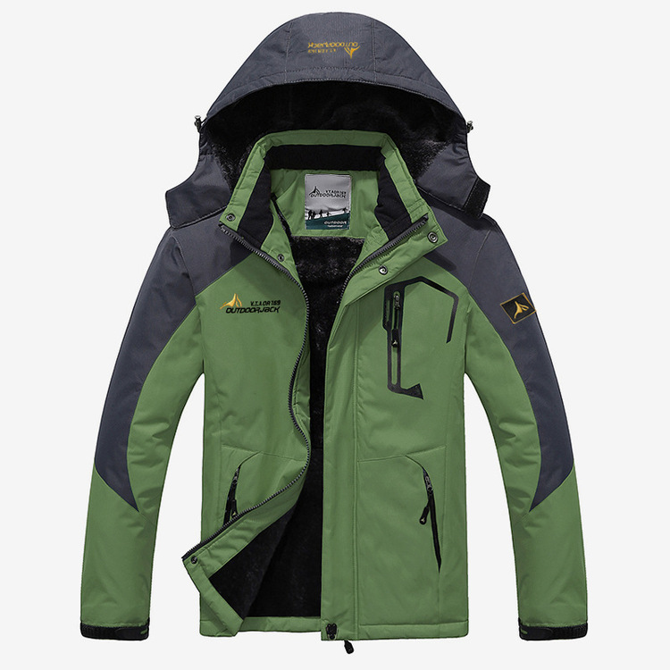 Hot Sale Mens Waterproof Warm Hooded Parka Coat Men's Parkas Winter Jacket Plus Size Jackets For Men 