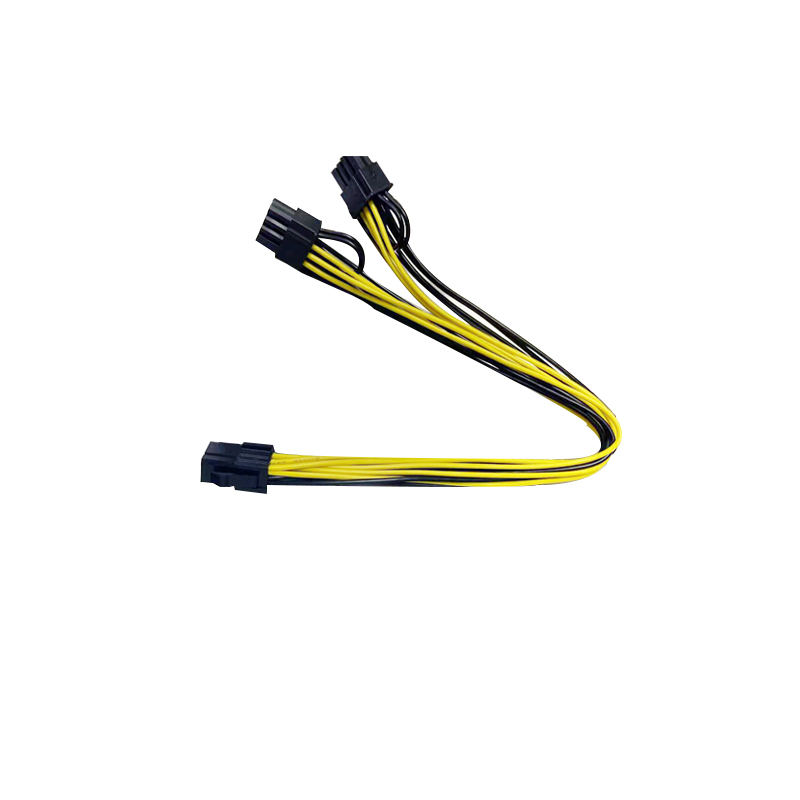 Pci-e Pci Express Atx 6pin To Dual 8 Pin Splitter 6+2 Pin Pcie Power Cables Pcie Splitter Other Computer Accessories 